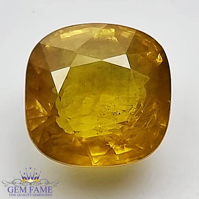 Yellow Sapphire 3.95ct Natural Gemstone Thailand