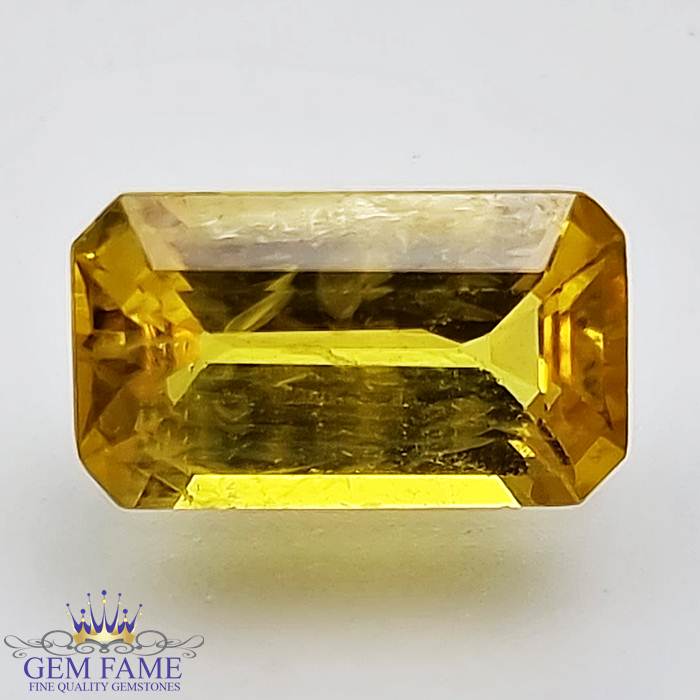 Yellow Sapphire 2.85ct Natural Gemstone Thailand