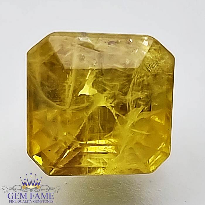 Yellow Sapphire 3.37ct Natural Gemstone Thailand