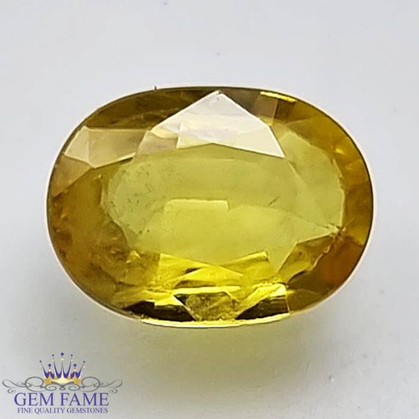 Yellow Sapphire 1.41ct Natural Gemstone Thailand
