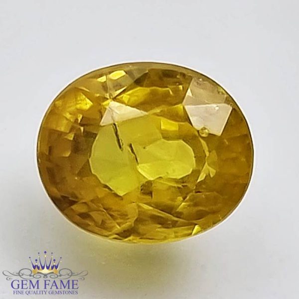 Yellow Sapphire 2.94ct Natural Gemstone Thailand