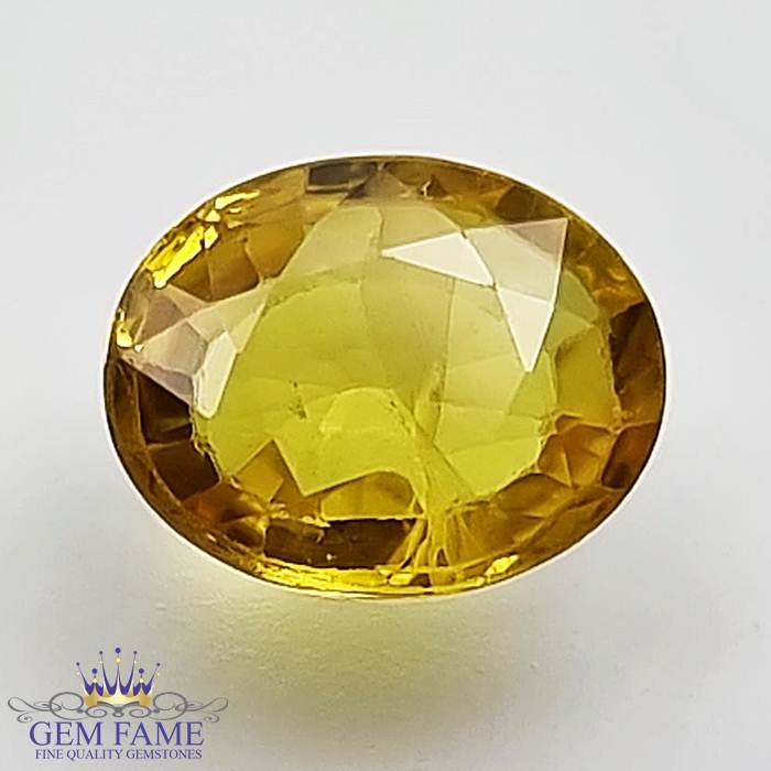 Yellow Sapphire 1.78ct Natural Gemstone Thailand