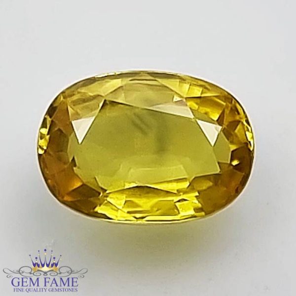 Yellow Sapphire 1.63ct Natural Gemstone Thailand