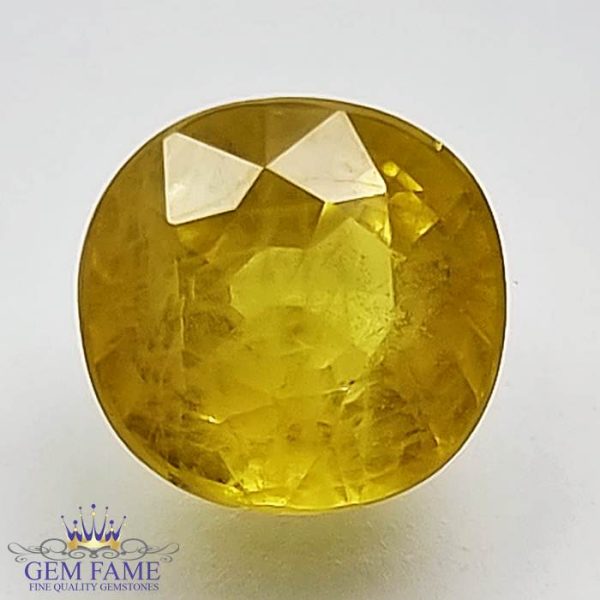 Yellow Sapphire 3.53ct Natural Gemstone Thailand