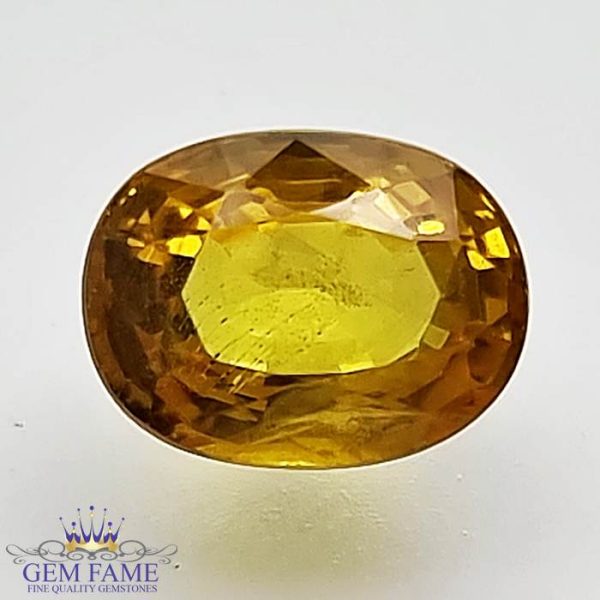 Yellow Sapphire 1.76ct Natural Gemstone Thailand