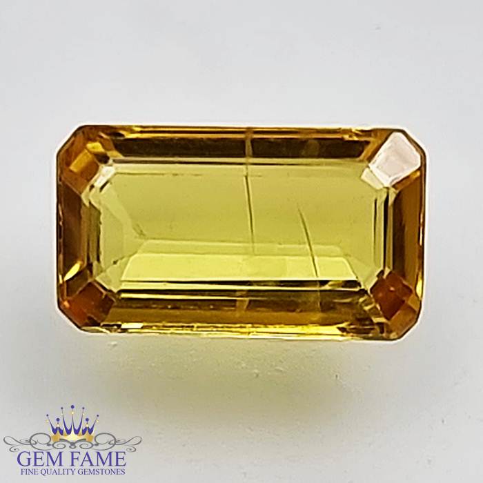Yellow Sapphire 1.38ct Natural Gemstone Thailand