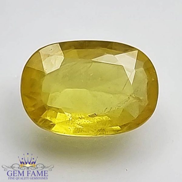 Yellow Sapphire 2.85ct Natural Gemstone Thailand