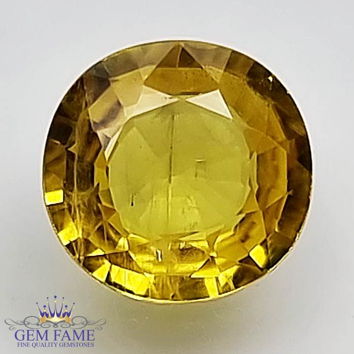 Yellow Sapphire 1.68ct Natural Gemstone Thailand