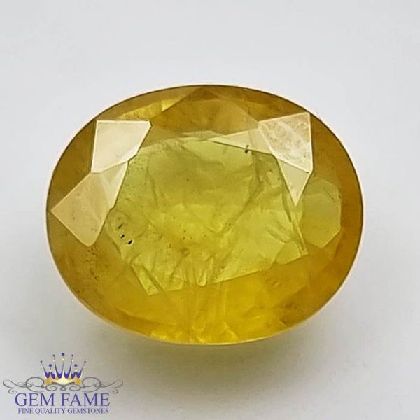 Yellow Sapphire 3.24ct Gemstone Thailand