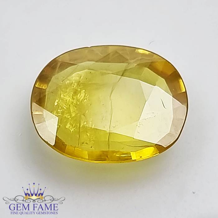 Yellow Sapphire 3.75ct Gemstone Thailand