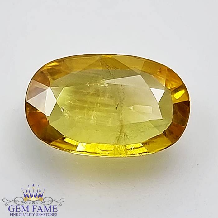 Yellow Sapphire 2.32ct Natural Gemstone Thailand