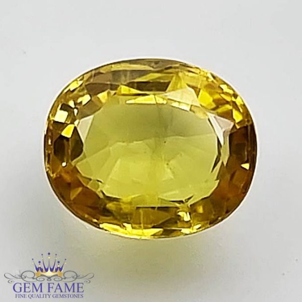 Yellow Sapphire 1.56ct Natural Gemstone Thailand