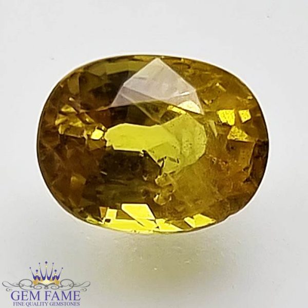 Yellow Sapphire 1.71ct Natural Gemstone Thailand