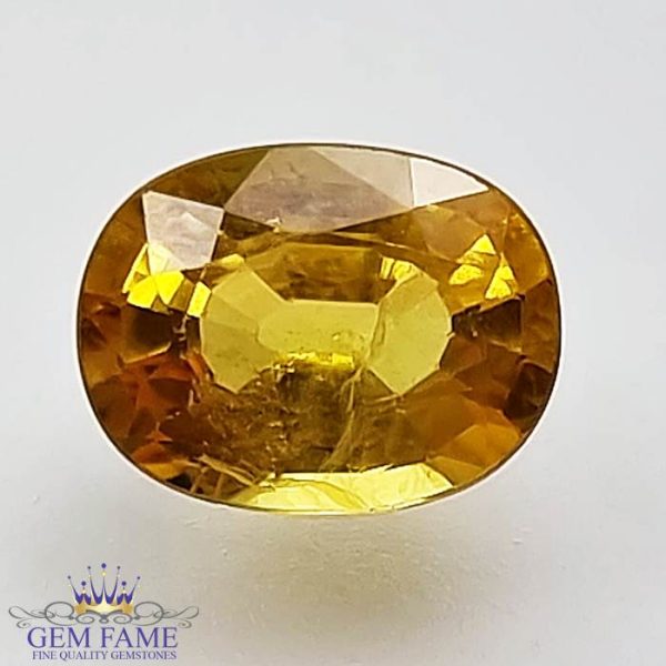 Yellow Sapphire 1.71ct Natural Gemstone Thailand