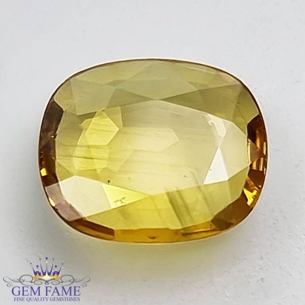 Yellow Sapphire 2.02ct Natural Gemstone Thailand