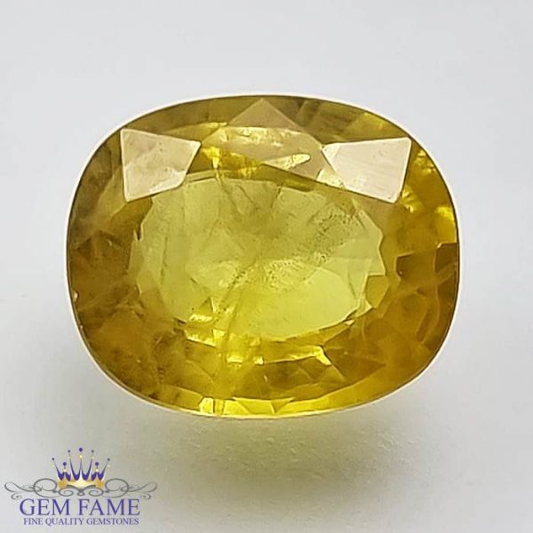 Yellow Sapphire 2.67ct Natural Gemstone Thailand