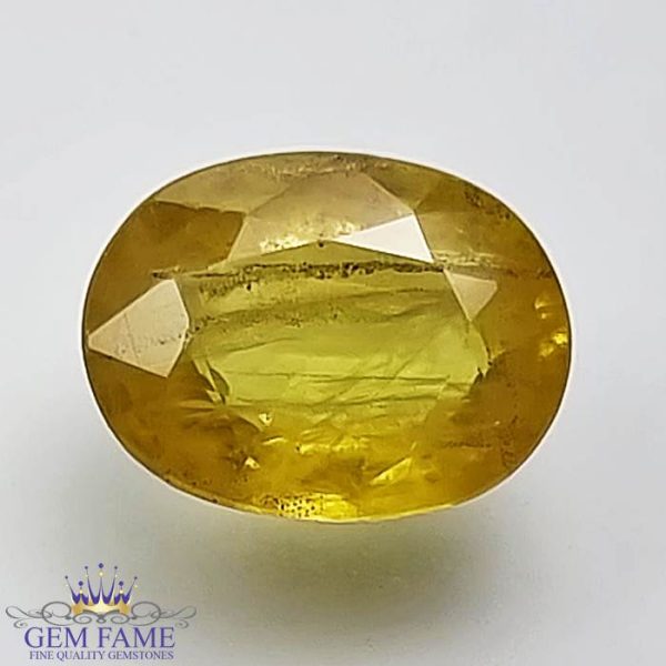 Yellow Sapphire 3.59ct Natural Gemstone Thailand