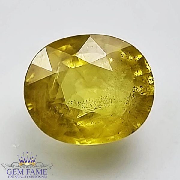 Yellow Sapphire 2.75ct Natural Gemstone Thailand