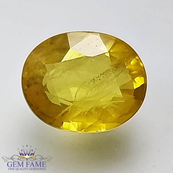 Yellow Sapphire 1.24ct Natural Gemstone Thailand