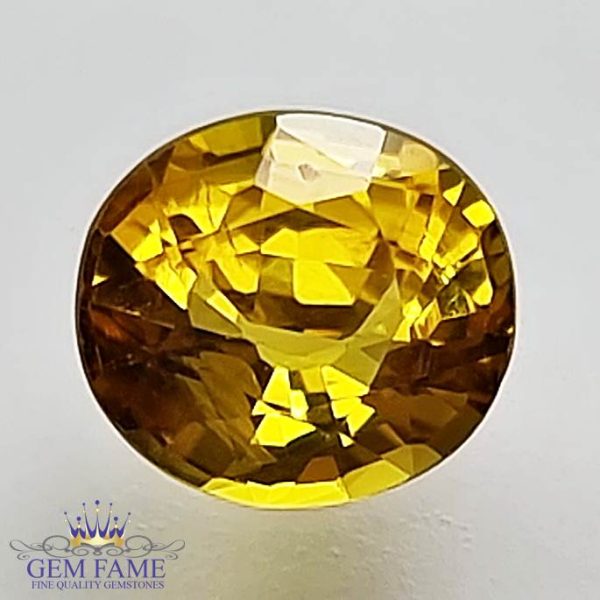 Yellow Sapphire 2.70ct Natural Gemstone Thailand
