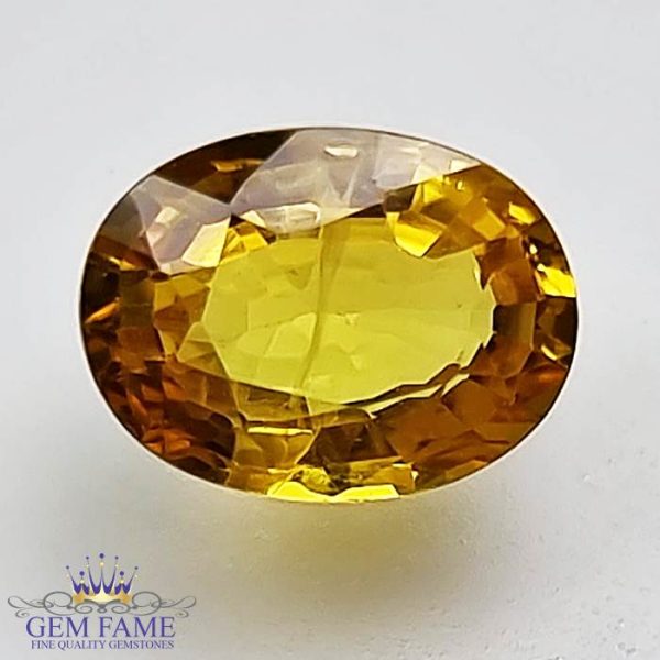 Yellow Sapphire 1.74ct Natural Gemstone Thailand