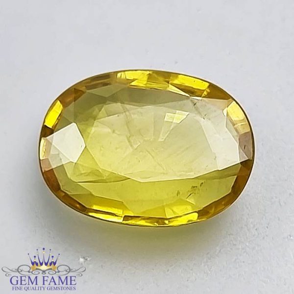 Yellow Sapphire 2.43ct Natural Gemstone Thailand