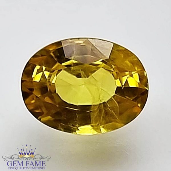 Yellow Sapphire 1.57ct Natural Gemstone Thailand