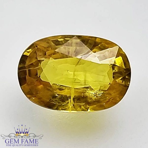 Yellow Sapphire 1.43ct Natural Gemstone Thailand