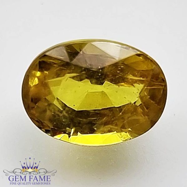 Yellow Sapphire 1.98ct Natural Gemstone Thailand