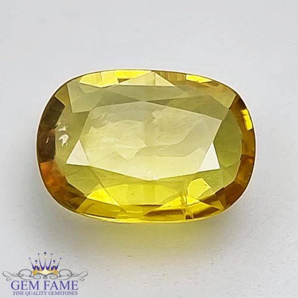 Yellow Sapphire 2.23ct Natural Gemstone Thailand