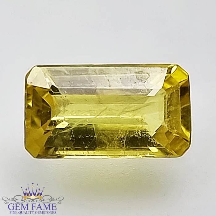 Yellow Sapphire 1.56ct Natural Gemstone Thailand