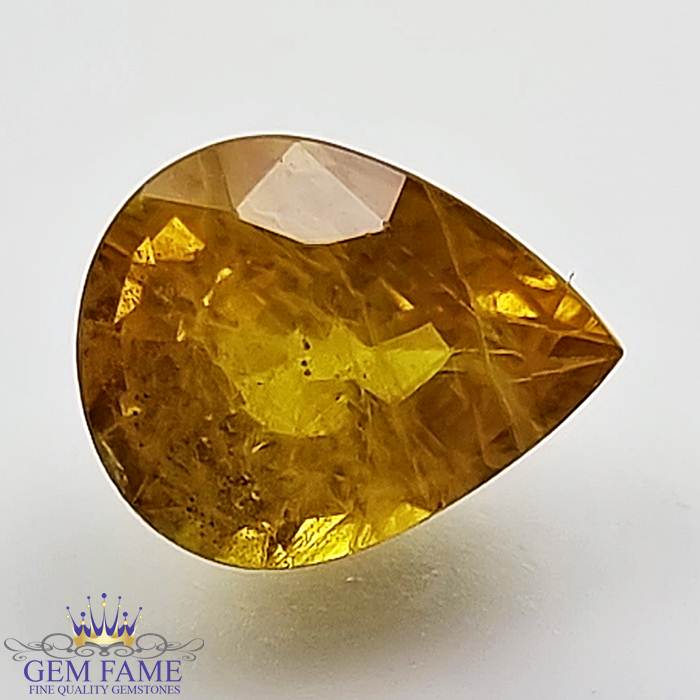 Yellow Sapphire 4.38ct Natural Gemstone Thailand