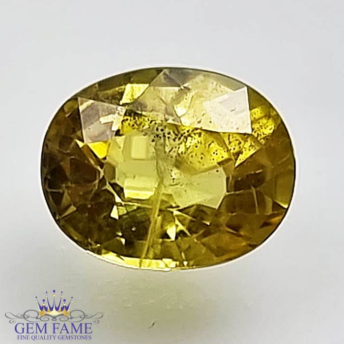 Yellow Sapphire 1.63ct Natural Gemstone Thailand