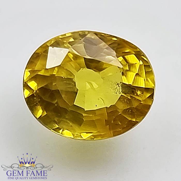 Yellow Sapphire 1.88ct Natural Gemstone Thailand