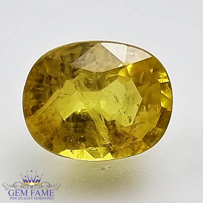 Yellow Sapphire 2.60ct Natural Gemstone Thailand