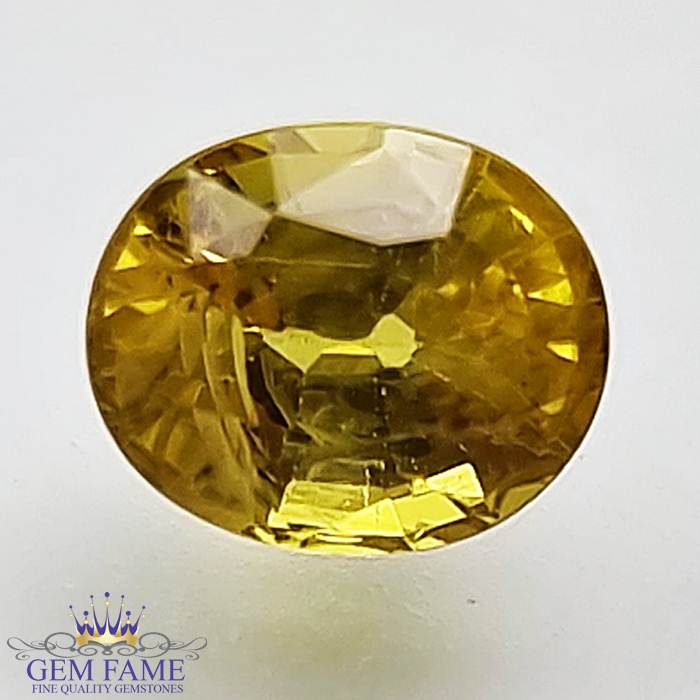 Yellow Sapphire 1.55ct Natural Gemstone Thailand