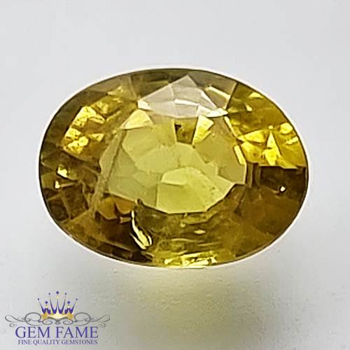 Yellow Sapphire 1.21ct Natural Gemstone Thailand