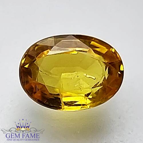 Yellow Sapphire 0.96ct Natural Gemstone Thailand