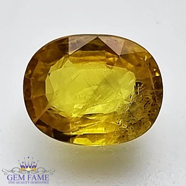 Yellow Sapphire 2.00ct Natural Gemstone Thailand