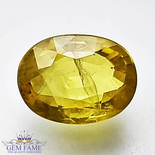 Yellow Sapphire 2.07ct Natural Gemstone Thailand