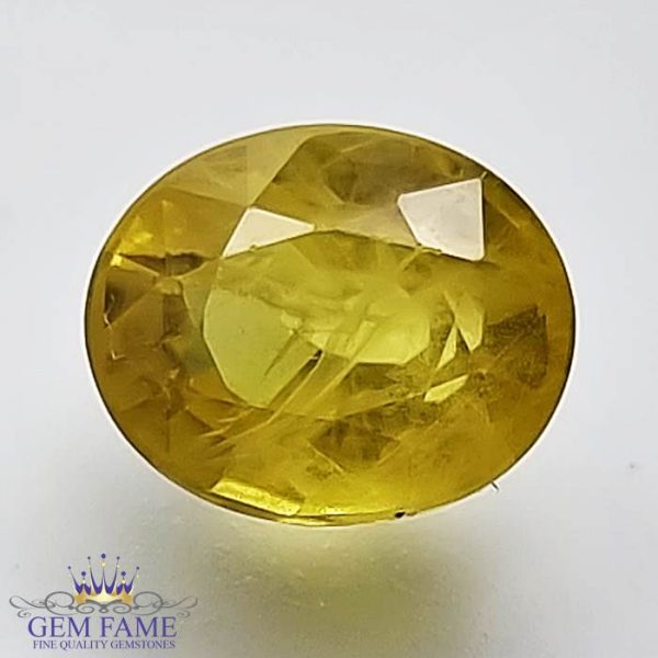 Yellow Sapphire 2.44ct Natural Gemstone Thailand