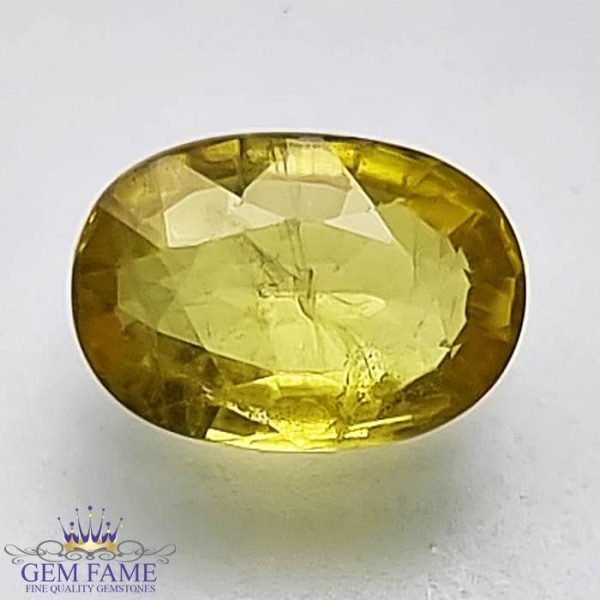 Yellow Sapphire 1.58ct Natural Gemstone Thailand