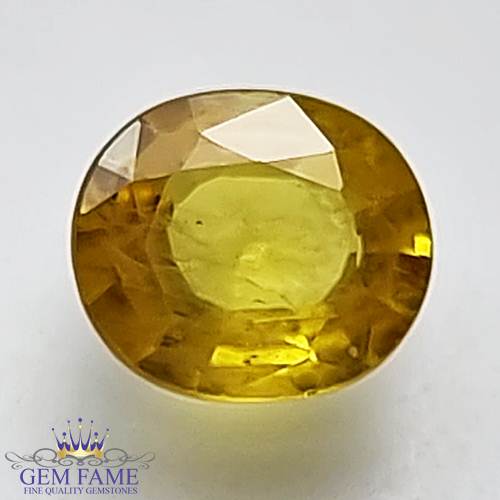 Yellow Sapphire 1.24ct Natural Gemstone Thailand