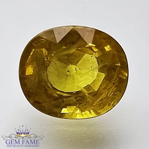 Yellow Sapphire 1.89ct Natural Gemstone Thailand