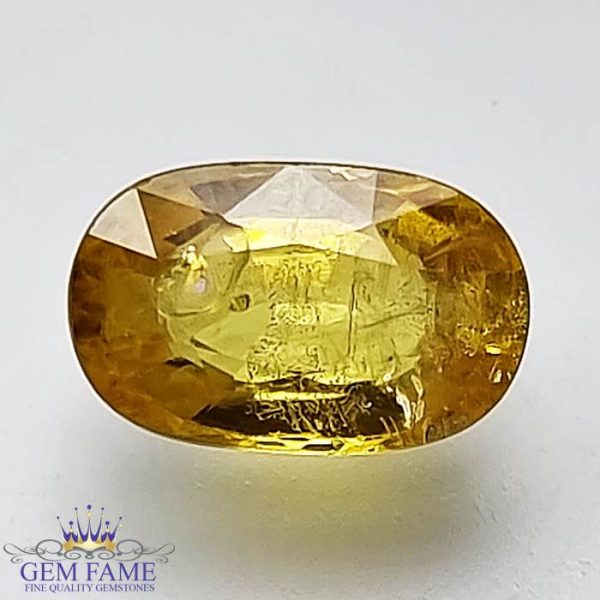 Yellow Sapphire 2.14ct Natural Gemstone Thailand