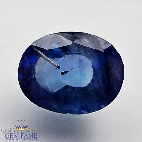 Blue Sapphire 2.56ct (Neelam) Gemstone Ceylon