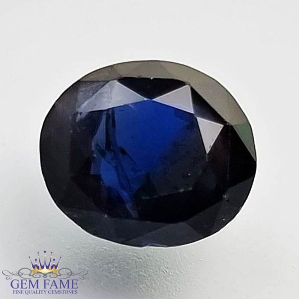 Blue Sapphire 3.10ct (Neelam) Gemstone Madagascar