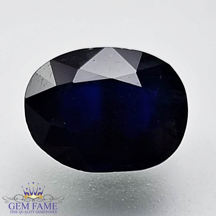 Blue Sapphire 2.54ct (Neelam) Gemstone Australia