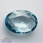 Blue Zircon 3.16ct Gemstone Cambodia