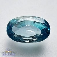 Blue Zircon 3.36ct Gemstone Cambodia